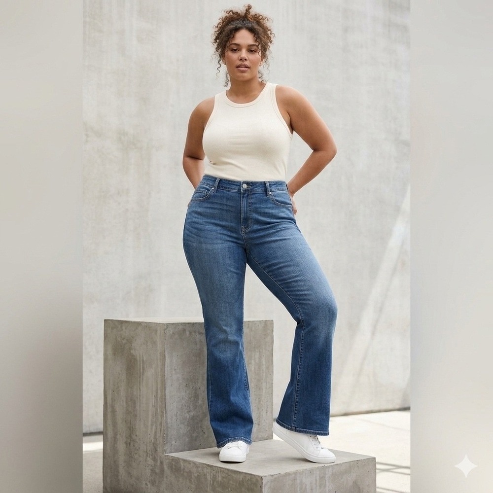 Torrid Trio Fit Slim Boot Limitless Hyper-Stretch Jeans 16T 18T 20T Tall